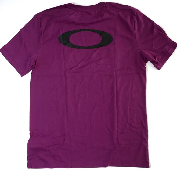 NWT MEN'S OAKLEY Hydrolix BARK SS TEE SHIRT Dark Purple SMALL - Picture 2 of 6